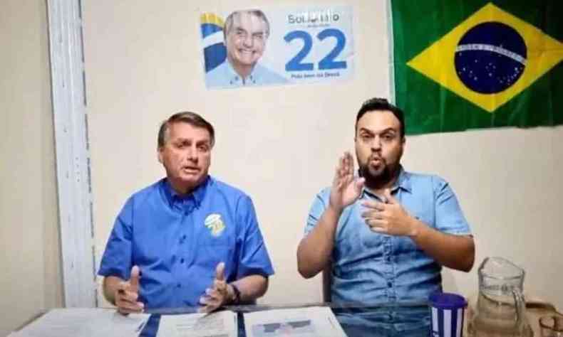 Jair Bolsonaro em live 