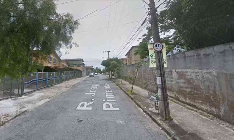 Crime ocorreu no Bairro Camargos, Regio Noroeste de Belo Horizonte(foto: Reproduo/Google Street View)