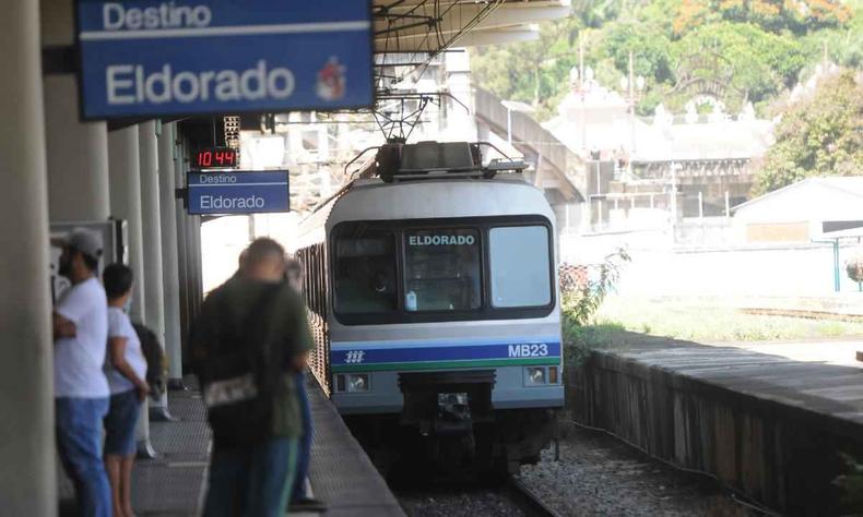 O atendimento diário à população volta a funcionar das 5h15 às 23h, em dias úteis(foto: Leandro Couri/EM/D.A Press) Estação de metrô
