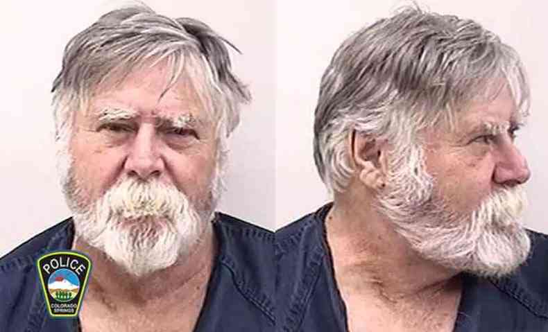 David Wayne Oliver, 65 anos, foi preso sem resistncias (foto: Colorado Springs Police/Reproduo)