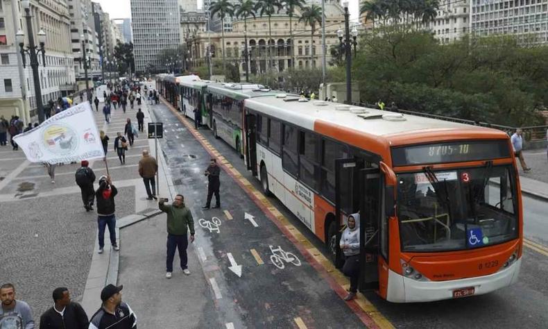 Greve dos motoristas em so paulo