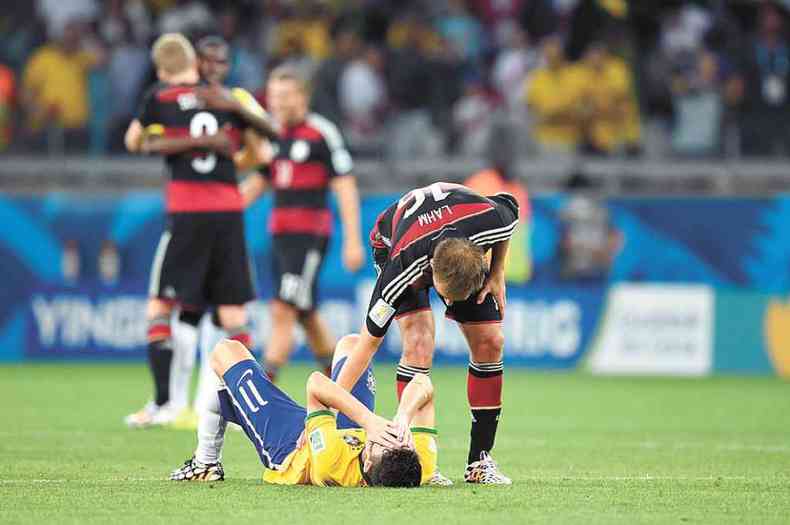 Em 8 de julho de 2014, o Mineiro foi palco da derrota da Seleo Brasileira por 7 a 1 para a Alemanha, nas semifinais da Copa do Mundo(foto: Alexandre Guzanshe/EM/D.A Press)