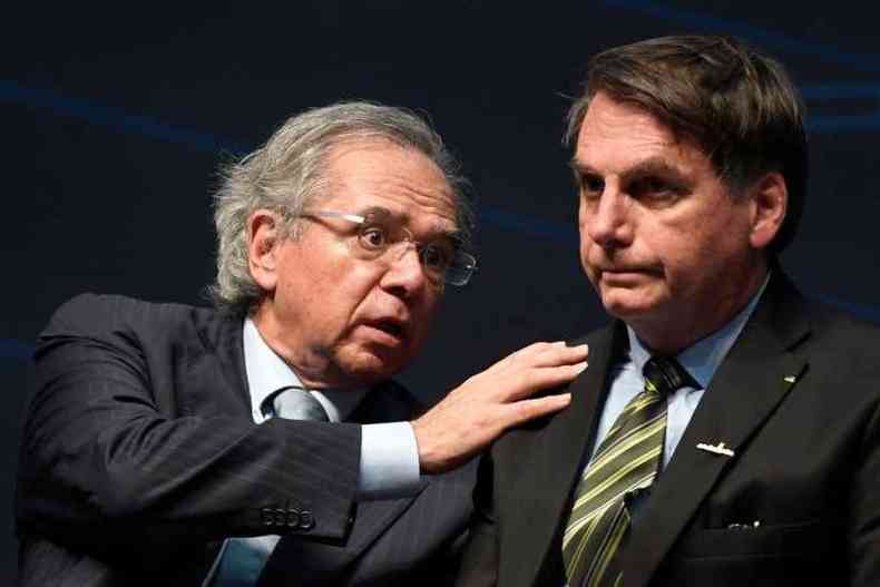 Paulo Guedes viu seu ministrio ter duas importantes baixas nessa tera-feira(foto: Mauro Pimentel/AFP)