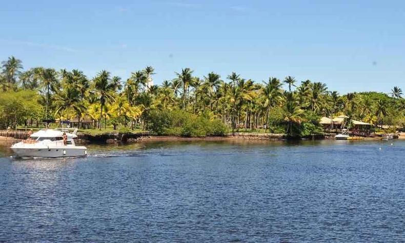 Ilha de Comandatuba est localizada na Bahia(foto: Ramon Lisboa/EM/D.A Press)