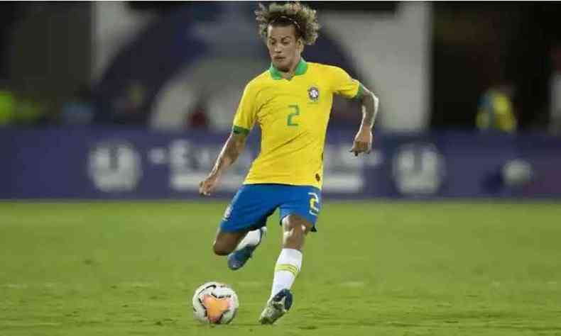 O lateral Guga voltará a vestir a camisa da Seleção Brasileira (foto: Lucas Figueiredo/CBF)