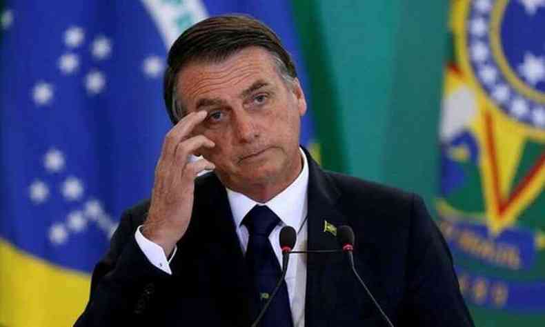 Nas redes sociais, o presidente Jair Bolsonaro criticou a Globo pelo editorial(foto: Agncia Brasil/Reprodup)