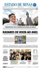 Confira a Capa do Jornal Estado de Minas do dia 21/04/2018