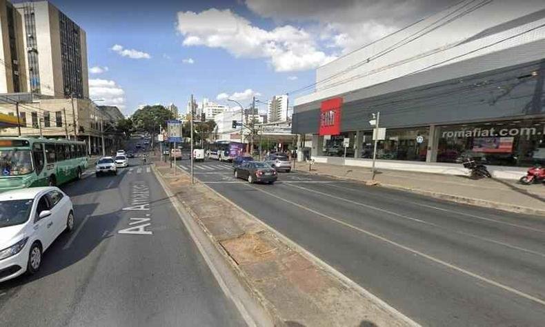 Cruzamento da Avenida Amazonas com Francisco S