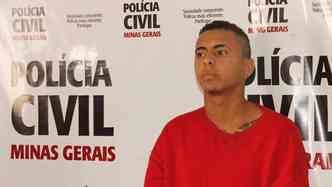 Jovem poder cumprir de 12 a 30 anos de deteno(foto: Polcia Civil/Divulgao)