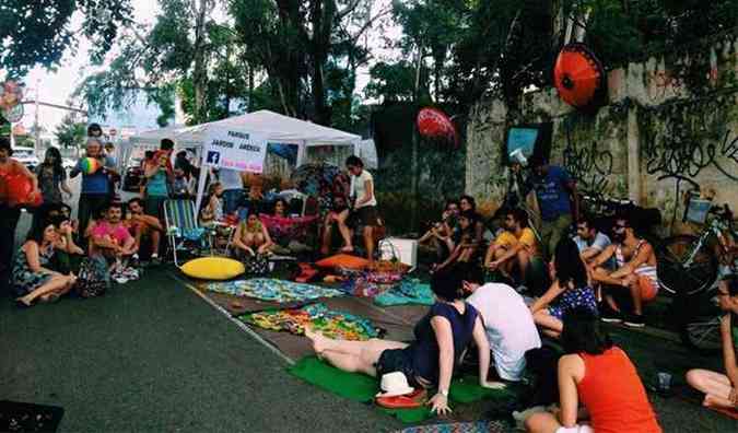 Evento reuniu aproximadamente 400 pessoas, segundo organizadores(foto: Ocupa Cultural Parque Jardim Amrica)