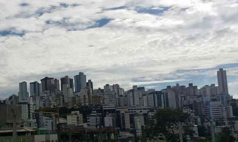Belo Horizonte na manh deste sbado(06/03/21)(foto: Edsio Ferreira/EM/D.A Press)