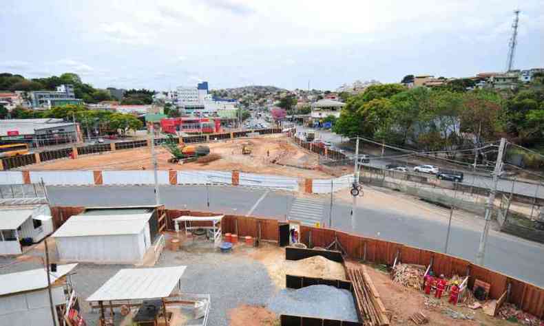 Novas obras na Avenida Vilarinho, em Venda Nova, esto previstas.(foto: Leandro Couri/EM/D. A. Press )