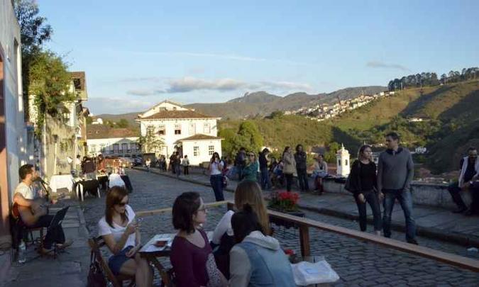 Ouro preto tira carros do Centro Histórico (foto: Eduardo Tropia/Divulgação ) Ouro preto tira carros do Centro Histórico (foto: Eduardo Tropia/Divulgação )