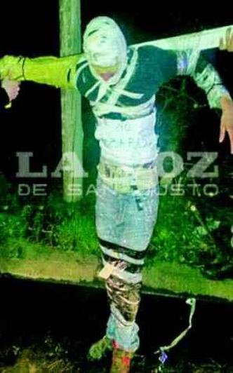 Imagem de site de internet local argentino que noticiou a hist�ria(foto: Reprodu��o/La Voz de San Justo)