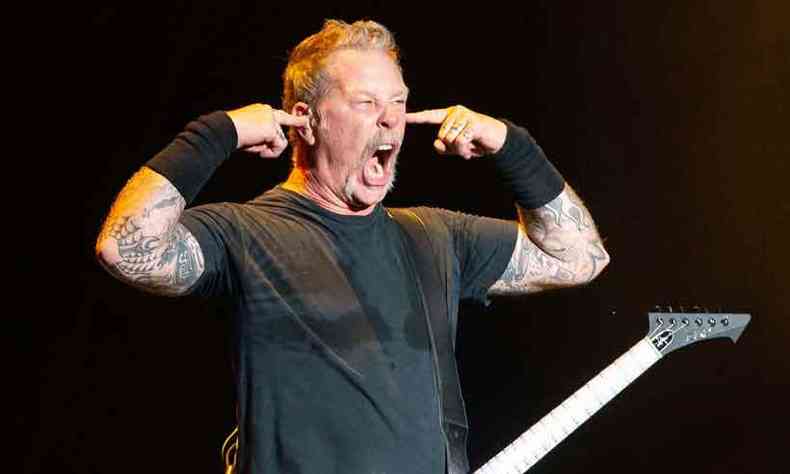 Em 20 de dezembro, James Hetfield e a banda Metallica vo cantar no estdio Mineiro