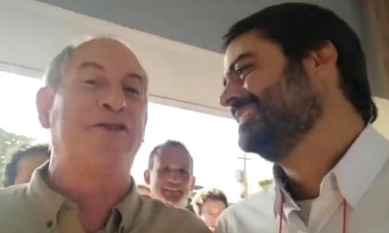 Ciro Gomes discute com apoiador do presidente Jair Bolsonaro