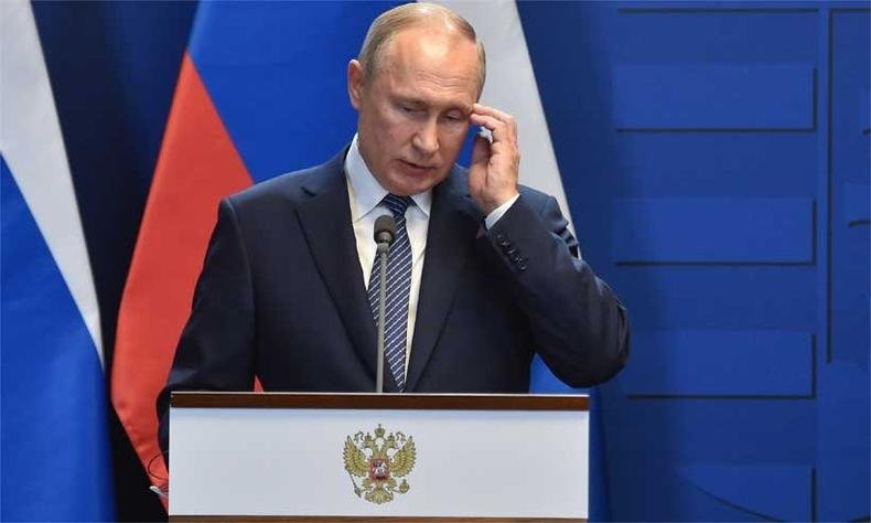O presidente da R�ssia Vladimir Vladimir Putin(foto: ATTILA KISBENEDEK/AFP)