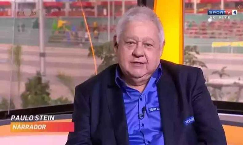 O jornalista Paulo Stein morreu nesse sábado, vítima da COVID-19(foto: Reprodução de TV ) O jornalista Paulo Stein morreu nesse sábado, vítima da COVID-19(foto: Reprodução de TV )