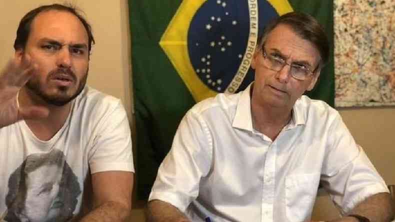 Carlos Bolsonaro foi eleito vereador com menos votos do que em 2016(foto: FLICKR BOLSONARO)