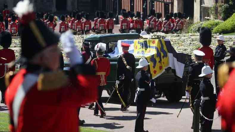 Houve um minuto nacional de silncio pela morte do duque de Edimburgo(foto: PA Media)