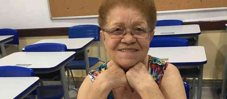 Aos 72 anos, Severina realiza o sonho de estudar(foto: Educa Mais Brasil)
