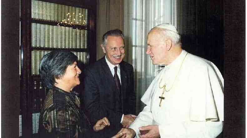 Lejeune era amigo pessoal do papa Joo Paulo 2(foto: Fondation Jrme Lejeune)