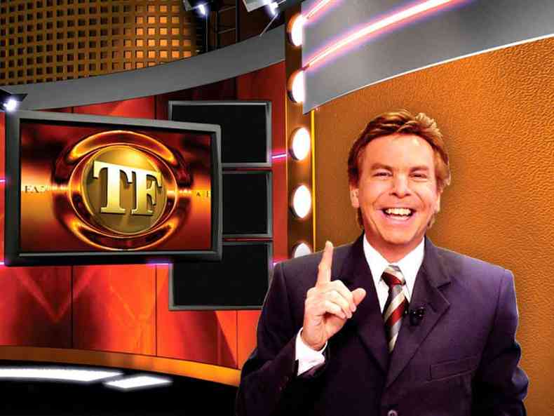 Na Rede TV, Nelson Rubens comanda o TV Fama(foto: Rede TV/divulgao)