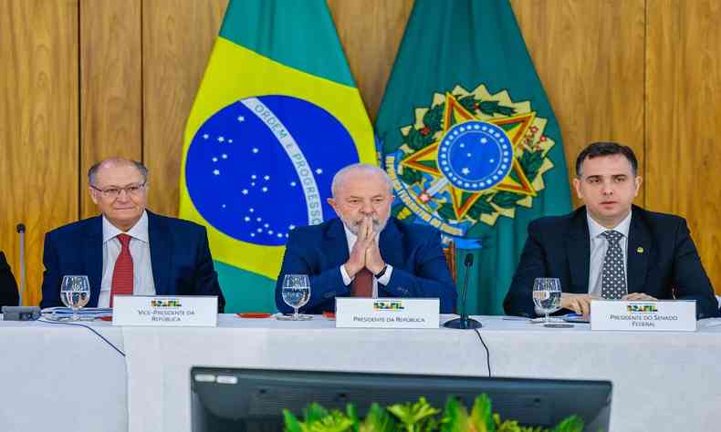 Presidente da Repblica, Luiz Incio Lula da Silva, durante reunio sobre aes integradas nas escolas.