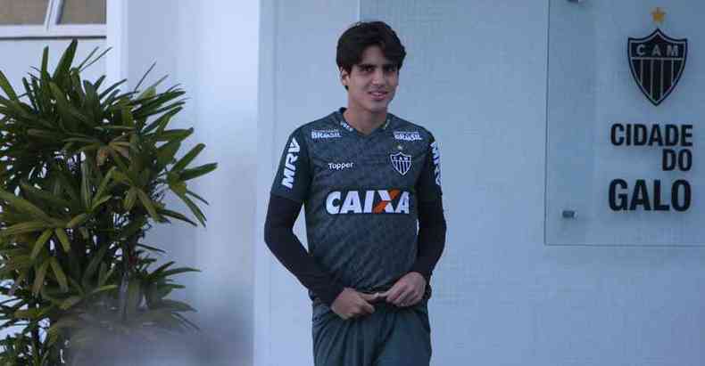 Aos 25 anos, Gustavo Blanco tenta superar o histrico recente de contuses para poder jogar pelo Atltico(foto: Edsio Ferreira/EM/D.A Press %u2013 29/5/18)
