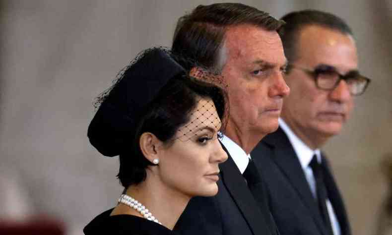 Jair Bolsonaro, Michelle Bolsonaro e Silas Malafaia 