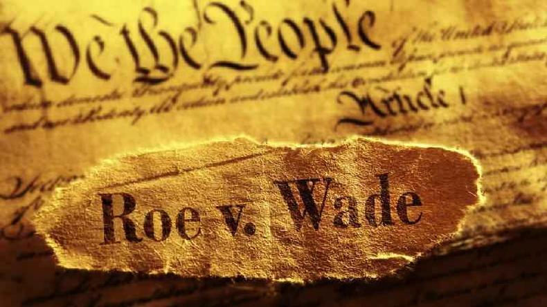 Pergaminho com a deciso Roe vs. Wade