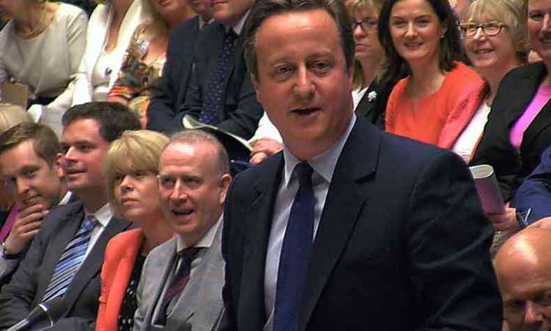 Cameron participou nesta quarta-feira de ltima sesso de perguntas na Cmara dos Comuns (foto: AFP)