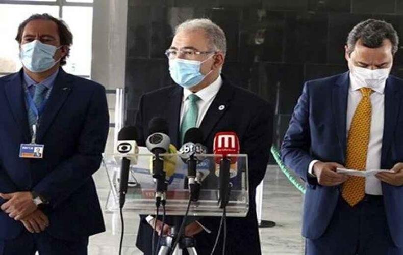 Queiroga afirmou que passar� um relat�rio completo sobre infec��es durante a Copa Am�rica no s�bado (10/7)(foto: Divulga��o/Minist�rio da Sa�de)