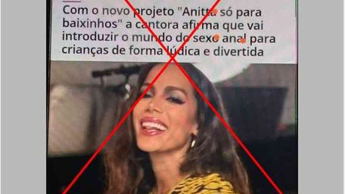 Revista não publicou que Anitta ensinará sexo anal para crianças -  Internacional - Estado de Minas