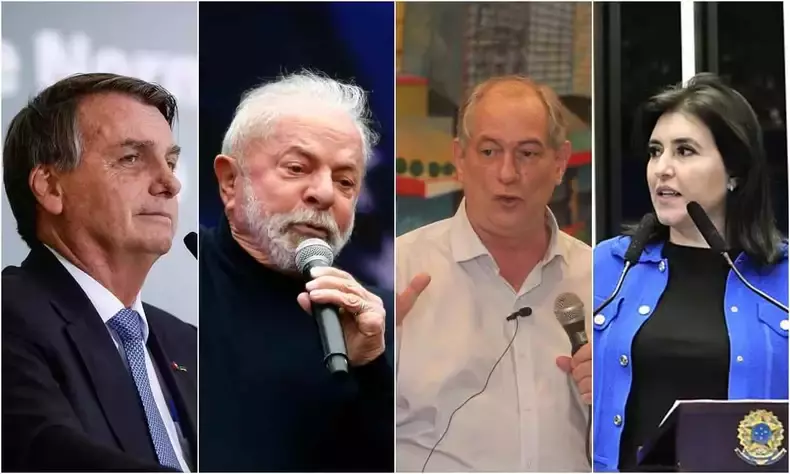 Bolsonaro, Lula, Ciro e Tebet
