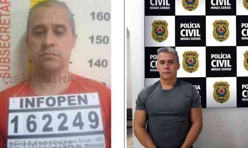 Acusado de trfico de drogas, Joo Batista da Silva realizou cirurgias plsticas, implante capilar e emagreceu 20 quilos(foto: Polcia Civil/Divulgao)