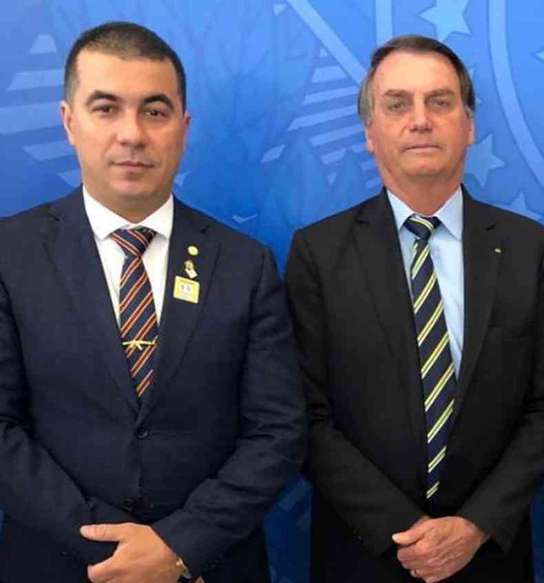 Deputado Luiz Miranda e presidente Bolsonaro(foto: Reproduo/Instagram)