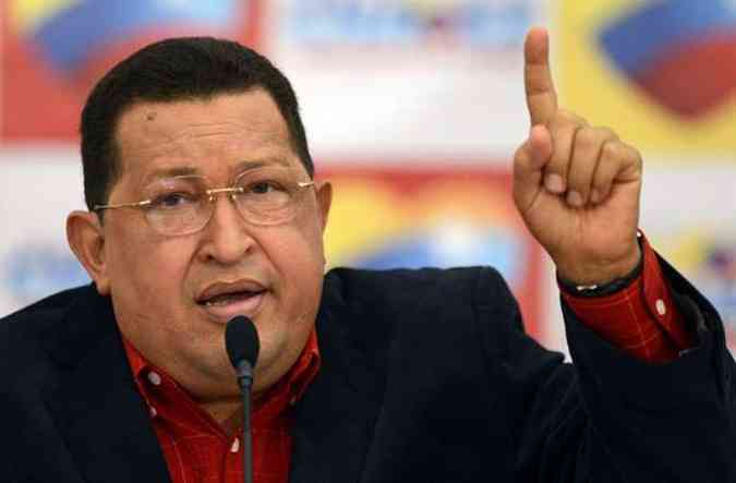 Chvez disse estar totalmente curado e que vai participar intensamente da campanha presidencial (foto: JUAN BARRETO / AFP)