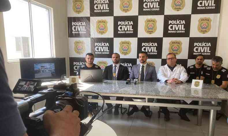 Informaes foram divulgadas pela Polcia Civil mineira durante coletiva  imprensa