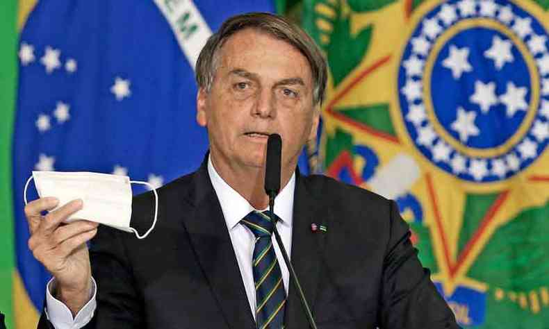Eleito democraticamente, Bolsonaro conspira contra a alternncia de poder(foto: Fbio Rodrigues Pozzebom/Agncia Brasil - 10/6/21)