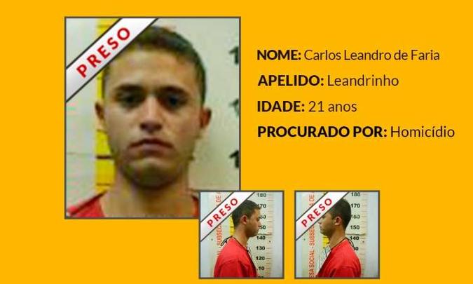 Carlos Leandro de Faria, de 21 anos, foi encontrado em Uberaba(foto: Divulgação / Sesp) Carlos Leandro de Faria, de 21 anos, foi encontrado em Uberaba(foto: Divulgação / Sesp)