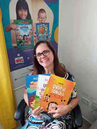 Pedagoga Cláudia Onofre avisa que o caminho é escolher livros com temas que a criança gosta ou que sejam divertidos e adequados à faixa etária(foto: Arquivo Pessoal)