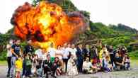 Tirar fotos com explosões? Conheça a inusitada atração turística do Japão