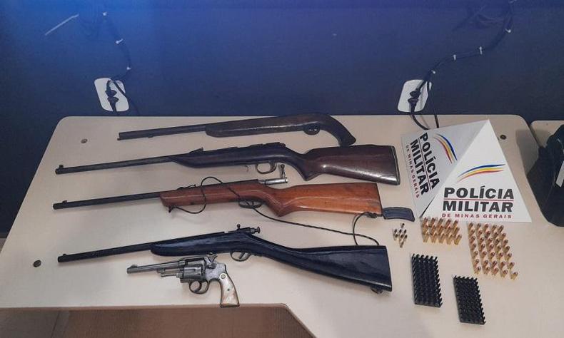Armas comercializadas ilegalmente foram parar em distritos de Coaraci e Peanha