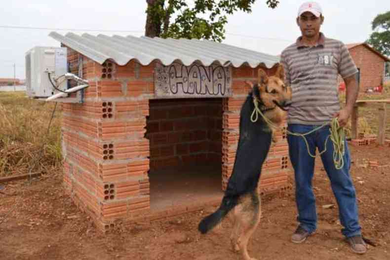 Cidade em que o animalzinho vive enfrenta temperaturas de at 40 C nesta poca do ano(foto: Reproduo/Guara Notcias)