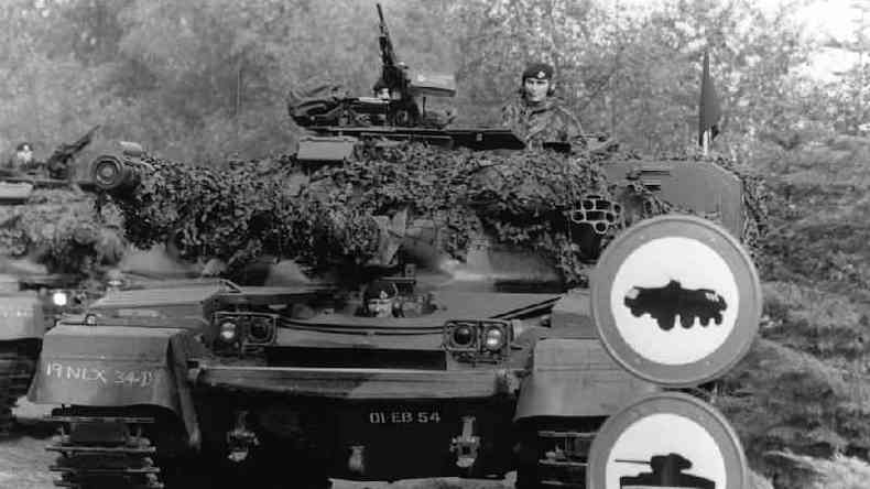 Como de costume em todos os anos, em 1983 a Otan realizou vrios exerccios militares na Europa(foto: Getty Images)