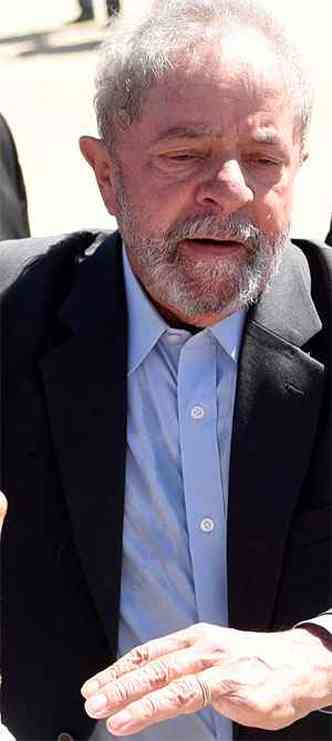 Ex-presidente Luiz Incio Lula da Silva(foto: Ed Alves/CB/D.A Press)