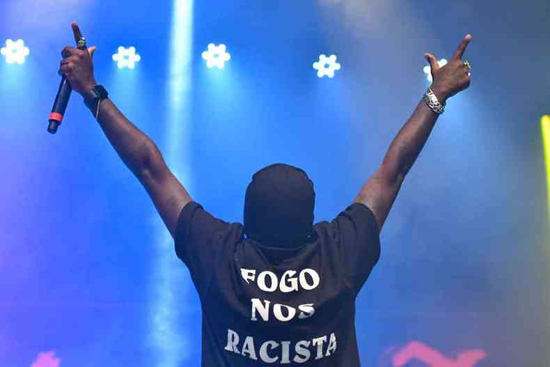 Rapper vai encerrar a Virada Cultural(foto: Alexandre Guzanshe/EM/D.A Press)