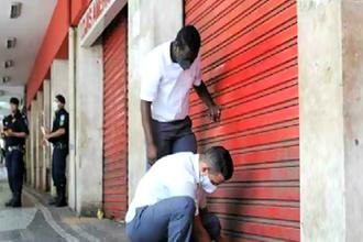 Fechada Lojas Americanas que furou decreto da prefeitura