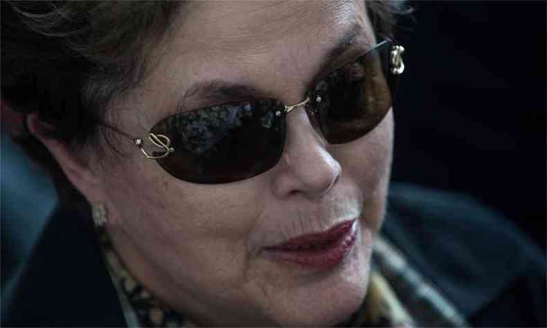 A ex-presidente Dilma Rousseff presta depoimento hoje, em Porto Alegre(foto: Nelson Almeida/AFP)